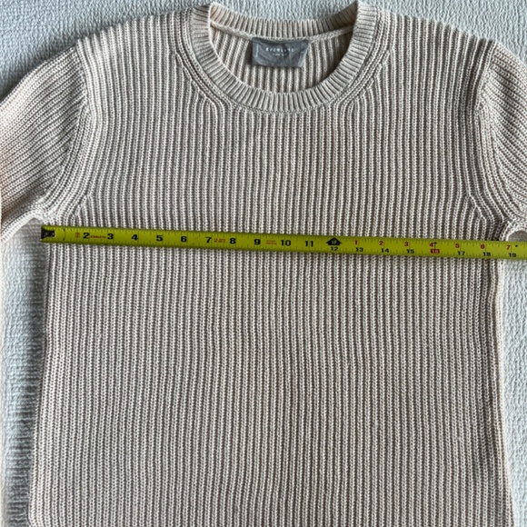 Everlane NWOT The Organic Cotton Slim Crew Sweater Canvas Color Size M - Picture 8 of 16